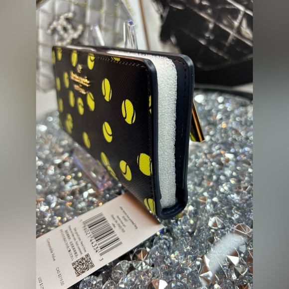 Kate Spade New York Tennis Toss Large Slim Bifold Wallet NWT - Picture 9 of 11